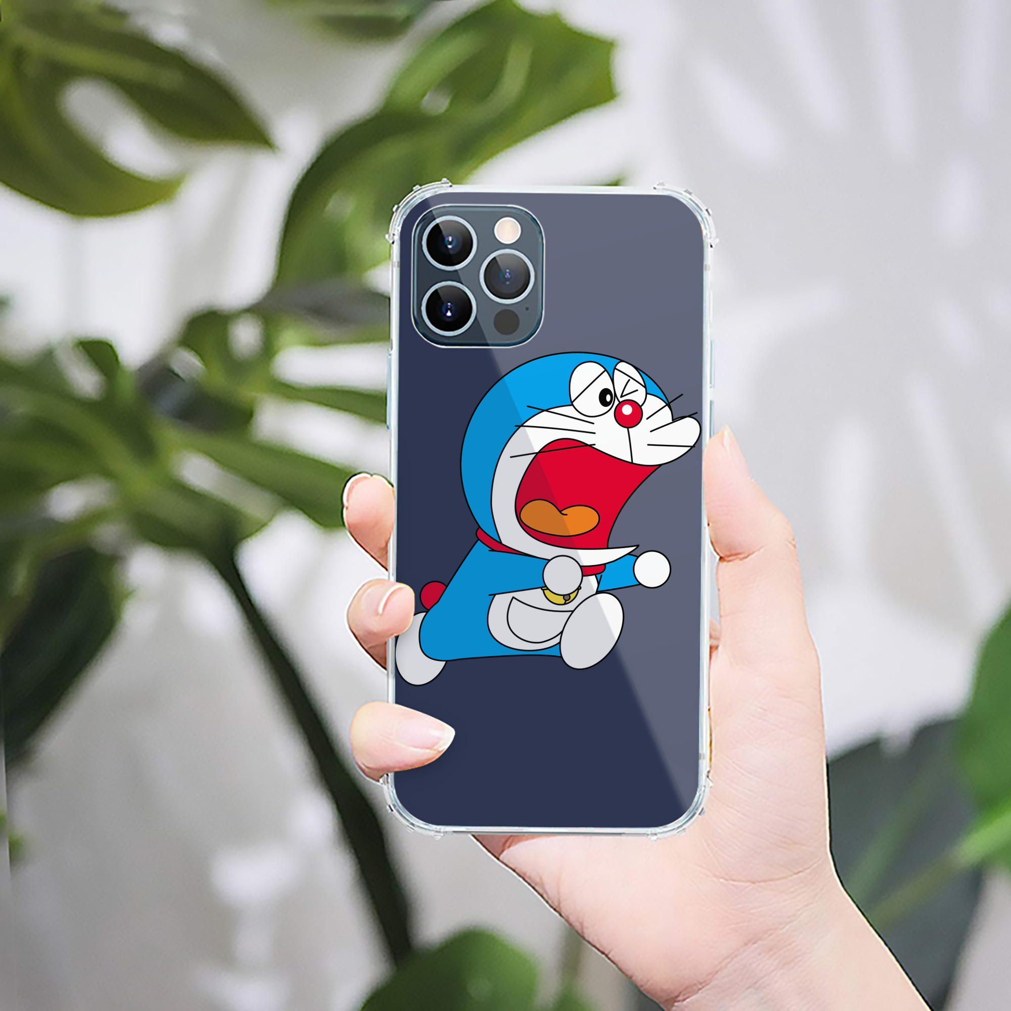 （画像用） ドラえもん Doraemon 【iPhone 12シリーズ対応】透明スマホケース（クリアソフトケース）